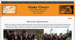 Desktop Screenshot of aledoisdchoirs.com